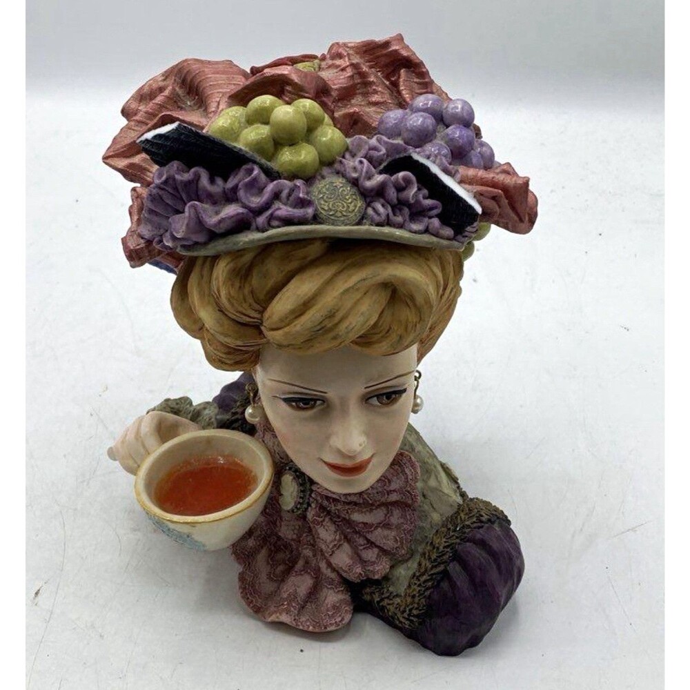 Cameo Girls Delux Head Vase Sasha 1898 Victorian Tea Party